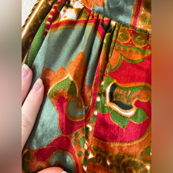 VINTAGE LANVIN velvet maxi-skirt - Picture 5 of 9